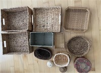 Lot of Assorted Baskets