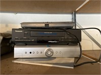 VCR and satellite tv boxes.