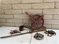 Pulleys, Block & Tackle, Farm Scale