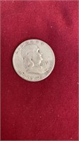 1951 FRANKLIN SILVER HALF DOLLAR