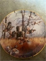 Game bird collector plate