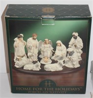 Home for the Holidays nativity set complete