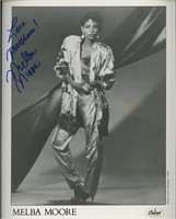 Melba Moore signed photo