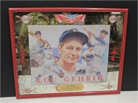 Lou Gehrig Seagrams Mirror 21"x17"