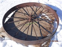 Antique Metal Wheel 48"