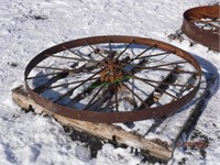 Antique Metal Wheel 50"