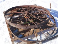 Antique Metal Wheels 40"