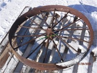 Antique Metal Wheel 34"