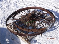 Antique Metal Wheels 47"