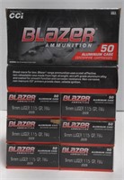 (OO) CCI Blazer 9mm Luger Centerfire Cartridges,