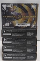 (OO) Federal 20 Gauge Shotshells, Rifled Slug HP,