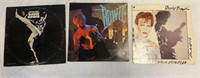 3) David Bowie Vinyl LP Records