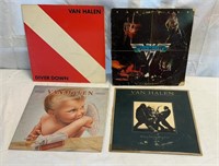 4) Van Halen Vyinl LP Records