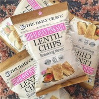 24PK The Daily Crave Himalayan Salt Lentil Chips