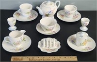 Shelley Wildflowers Teapot & Teawares Lot