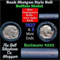 Buffalo Nickel Shotgun Roll in Old Bank Style 'Bel