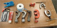 PIPE CUTTERS, FLARING TOOLS