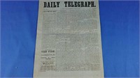 1877 Saint John, NB - Daily Telegraph Paper