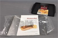 Grill Accessory Lot - Topper And Griddle