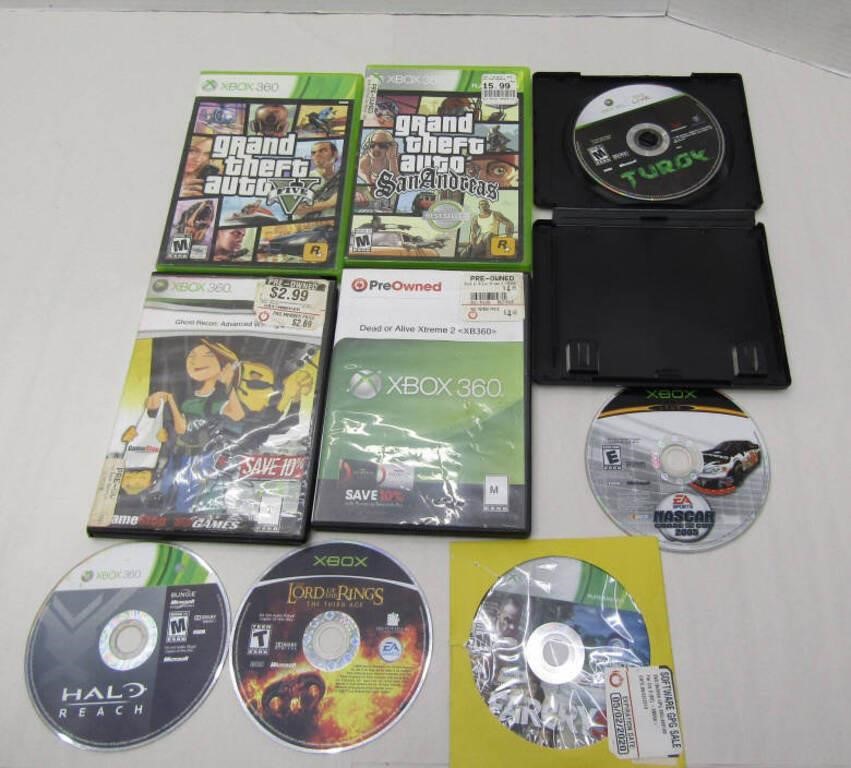 9 Xbox & Xbox 360 Games