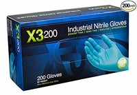 AMMEX - X3D46100-BX - Nitrile Gloves - Disposable,