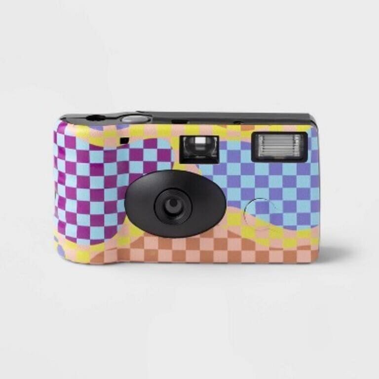 One-Time-Use Camera - heyday Checkerboard