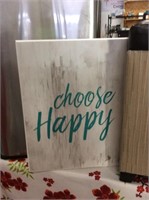 Choose happy sign