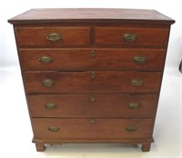 English Lift Top 3 Drawer Mule Chest
