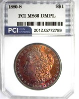 1880-S Morgan MS66 DMPL LISTS $2750