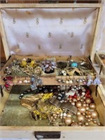 JEWELRY BOX AND CONTENTS