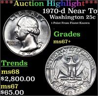 ***Auction Highlight*** 1970-d Washington Quarter