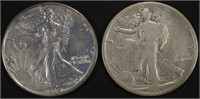 COLLECTORS LOT WALKING LIBERTY HALF DOLLARS