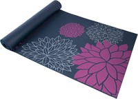 CAP Yoga Eco-Friendly Dahlia Print Yoga Mat,