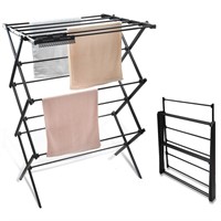 3 Tiers Extendable Clothes Drying Rack  Vertical