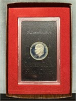 1972 S Silver Proof Eisenhower Dollar W Box