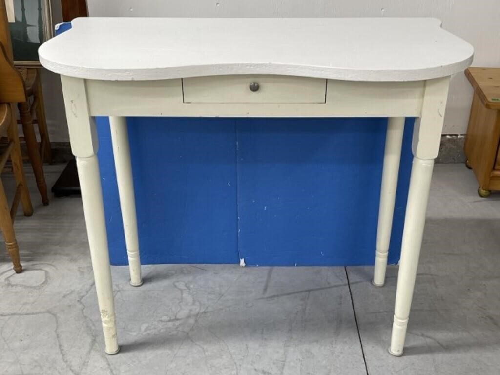 Student Desk With Drawer - Painted Wood