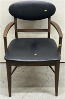 Wood & Upholstered Arm Chair MCM