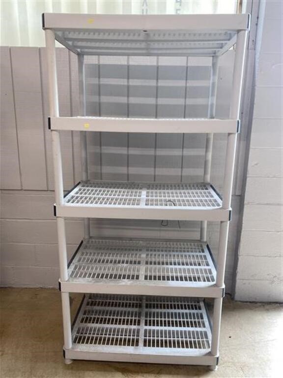 6 Ft. Plastic Shelving