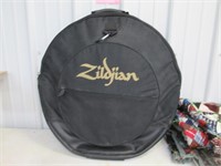 6 Sabian Cymbals in Zildjian Soft Case.