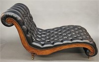 Henredon Chesterfield chaise lounge