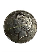1926 Peace Dollar, no mint mark.