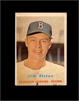 1957 Topps #376 Don Elston P/F to GD+