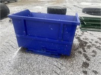 Tipping dumpster bin