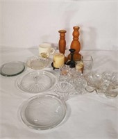 GLASS & CANDLE LOT