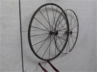 VINTAGE BICYCLE WHEELS, 20" - 21"