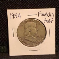 1954 Franklin Half Dollar