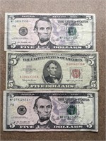 Red Seal 1963 Series & (2) 2013 Star Notes