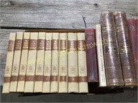 26 vintage hard bound books, 10 volume set The