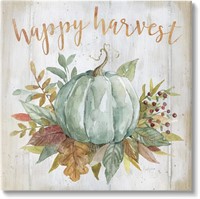 Stupell Happy Harvest Pumpkin Art  24 x 24