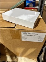 CASE OF 36 NEW SHIPPING BOXES, 11 1/8" 8 5/8" X 2"